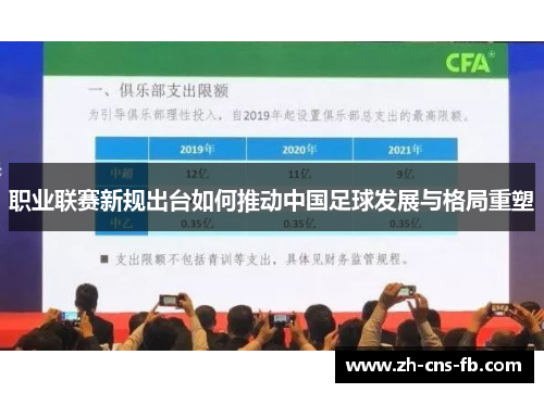 职业联赛新规出台如何推动中国足球发展与格局重塑 职业联赛新规出台如何推动中国足球发展与格局重塑